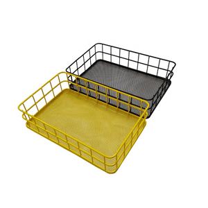 2er-Set Mehrfarbiger Metallgitter-Aufbewahrung skorb - Product Image 5