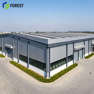 Estructura de Acero Pre-fabricada de Alta Resistencia con Viga en H, Almacén de Gran Envergadura, Depósito Industrial Prefabricado para Carga - Product Image 1