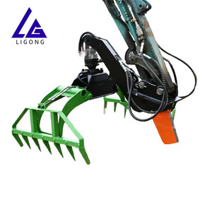 Гидравлический грейфер для бревен с захватной пластиной, 3-5 тонн, для экскаватора, с двигателем, сертифицированный CE ISO - Product Image 3