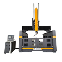 Máquina de Corte CNC de 5 Ejes para Mármol y Granito con Control NC Studio/Syntec y un Solo Husillo