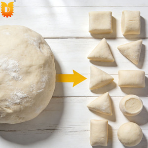 Diviseuse de pâte électrique à double vitesse pour pain blanc avec couvercle, portionneuse de pâte pour pains et brioches, usage commercial en boulangerie - Product Image 6