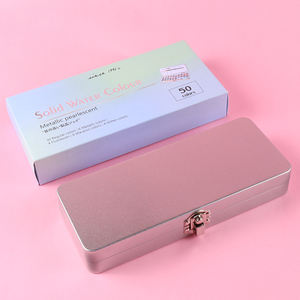 Juego de pintura de acuarela sólida al por mayor de Giorgione, 72 colores, incluye pincel de pintura libre fluorescente metálico para lienzo de vidrio - Product Image 6