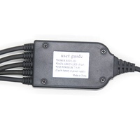 Cable de programación de Walkie Talkie 5 en 1 FTDI para Motorola GP88 GP300 GP328 Pro5150 Cable de datos de línea de frecuencia de escritura 5 en 1