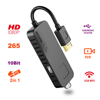 Décodeur TV Stick H.265 DVB-T2 Récepteur TV numérique Mini Scart Tuner HEVC T2 Full HD