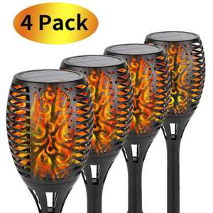 Sử dụng rộng rãi Chất lượng cao năng lượng mặt trời hoa đèn vườn ngoài trời 96led năng lượng mặt trời Tiki <span class=keywords><strong>Torch</strong></span> Led tiết kiệm năng lượng 80 ABS Luces solares - Product Image 1