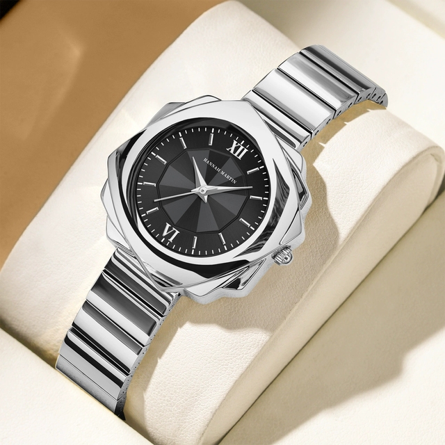 2026 New Hannah Martin Luxury Ladies' Watch Fashion Quartz Watch Minimalist Design Outdoor Waterproof Women's Watch Dress Gifts