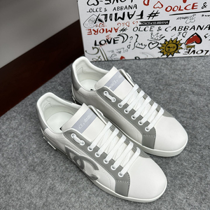 Chaussures de sport et décontractées de luxe, de marque, à la mode, Dolcegabban D - chaussures originales de style skateboard à semelle épaisse et tendance - Product Image 4