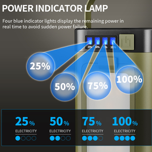 Xách tay năng lượng mặt trời cắm trại ánh sáng với ngân hàng điện chức năng và móc cho ngoài trời Đi bộ đường dài và khẩn cấp cắm trại ánh sáng - Product Image 4