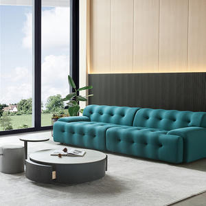 फोशान कस्टम-निर्मित लक्जरी सरल आधुनिक शैली के कपड़े अनुभागीय सोफे मॉड्यूलर दो-सीटर तीन-सीटर तीन-सीटर तीन-सीटर तीन-सीटर - Product Image 1