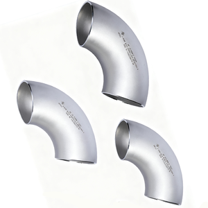 Codo de Tubería de Acero Inoxidable 304L de 90 Grados LR, Conexión Soldada Resistente a la Corrosión para Tuberías - Product Image 3
