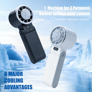 Nouveau ventilateur turbo puissant à 100 vitesses, Humicane, technologie de réfrigération à vitesse variable infinie, ventilateur portable 659 - Product Image 2