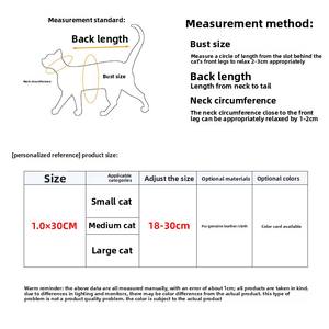 <span class=keywords><strong>Collar</strong></span> de gato con lazo desmontable con campana <span class=keywords><strong>Collar</strong></span> de cachorro de gatito Aplicación de estampado de poliéster para perros y gatos - Product Image 2
