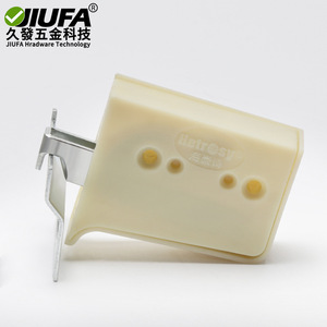 JIUFA Cabinet Wall Mount <b>Bracket</b> Beige ABS <b>Plastic</b> Adjustable Hinge For Kitchen Cupboard Installation - Product Image 1