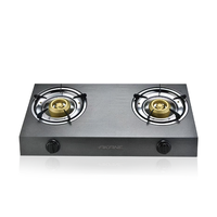 Cuisinière à gaz domestique AKANE A.82614 GPL 2 brûleurs, allumage électronique, flamme puissante, chauffage uniforme, nettoyage facile