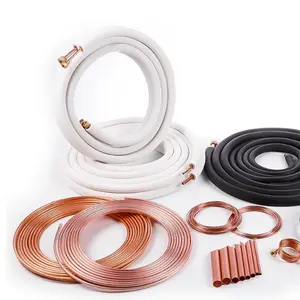 Customized 99.99% copper pipe coil refrigeration air conditioning copper pipe tube