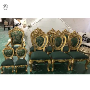Индивидуальный Размер детские стулья Французский Королевский набор мебели для столовой обеденный стул из натуральной кожи деревянные антикварные классические обеденные стулья