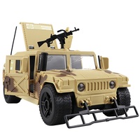 Véhicule militaire blindé 1:16, jouet militaire avec son et lumière, voiture en alliage d'inertie moulé sous pression pour enfants