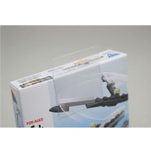 Etiqueta Adhesiva Transparente Impermeable con Orificio Euro para Colgar, para Promoción en Supermercados y Exhibición de Productos de Abarrotes - Product Image 1