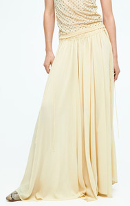 MYST & ZA donna 2025 estate nuovo stile semplice e Versatile gonna a vita alta rotonda in Chiffon 1284971 1284891 - Product Image 2