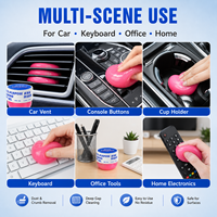 Gel nettoyant automobile Glodway de haute qualité, pâte nettoyante pour les aérations de voiture, les ordinateurs et les appareils électroniques, éliminateur de poussière