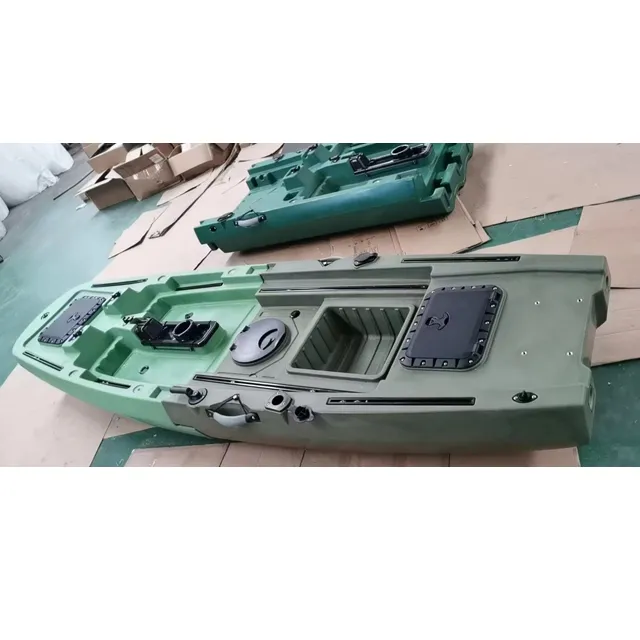 Experiente 13ft Rotomolding Pedal Drive Plastic Fish Kano Canoe Fábrica Instalar Nativ Leme Newd Kayak 2023 Novo CE Chinês VK