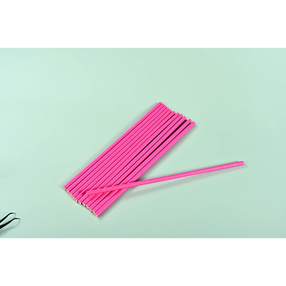 Disposable Biodegradable Paper Straws Customizable Lengths for Food and Beverage Packaging