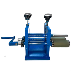 Manuelle Flachstahl-Walzmaschine mit Gummi-Antirutsch-Rollen Kann Platten bis zu 2 mm Dicke Walzen Manuelle Flachstahl-Walzmaschine - Product Image 4