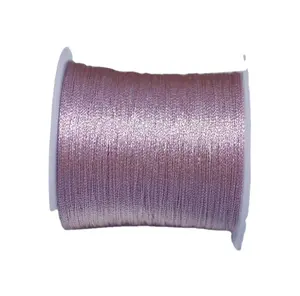 Pure Quality Metallic Yarn Thread Polyester Metallic Embroidery Yarn Ms Type Normal Gold Metal Conductive Yarn Lurex Thread Gold