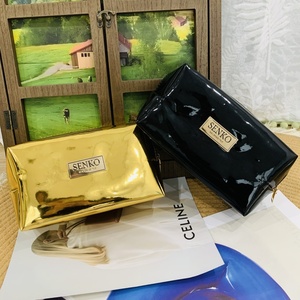 Metallic PU Cosmetic <b>Bag</b> Large Capacity <b>Makeup</b> <b>Bags</b> Fashion Custom Logo Toiletry <b>Bag</b> <b>for</b> Women <b>Travel</b> Outdoor - Product Image 2