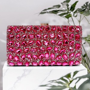 Fashion Women Luxury Square <strong>Clutch</strong> <strong>Bag</strong> Ladies Tassel Evening Rhinestones Handbag Chain Shoulder Lady <strong>Wedding</strong> Party Purse <strong>Bag</strong> - Product Image 1