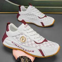 Chaussures de course rétro style campus occidental pour hommes, couleurs assorties, confortables, décontractées, respirantes, pour l'extérieur, vente en gros