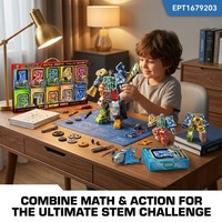 EPT Ensemble de robots transformables Mutant Digits 10 en 1, chiffres 0-9, jouet éducatif, figurine, unisexe, blocs d'apprentissage des mathématiques STEM, plastique