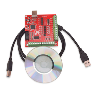 Tarjeta de Control de Movimiento de 4 Ejes con Conexión USB, Placa de Expansión de 100Khz, Compatible con Controladores WinXP y Win7, Tarjeta Controladora USB de 4 Ejes - Product Image 2