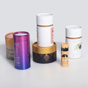 Caja de regalo redonda de diseño personalizado de lujo <span class=keywords><strong>Caixa</strong></span> De Papel Cylinder Skincare Packaging Box - Product Image 5