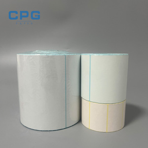 Papel de Etiquetas Autoadhesivas Personalizadas al por Mayor del Fabricante, Rollo de Papel de Etiquetas Térmicas Directas de 4x6 para Empresas de Mensajería y Envíos Express - Product Image 1