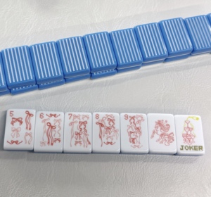 Juego de Ajedrez Americano de Acrílico de Alta Calidad, Personalizado, de Lujo, Moderno, Portátil, con 160 Piezas, Rayas Azules, Duradero y Ecológico - Product Image 5