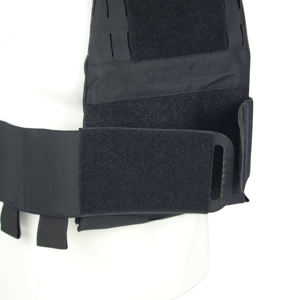 Chaleco Táctico Ligero, Chaleco Portaplacas Ajustable, Negro, para Entrenamiento al Aire Libre, Seguridad y Protección - Product Image 5