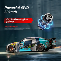 Voiture RC télécommandée haute vitesse pour drift, jouet de course à quatre roues motrices, voiture de simulation pour cascades, vente en gros de jouets