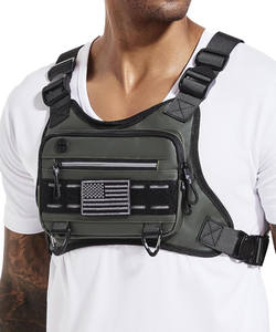 Échantillon gratuit Sac à bandoulière tactique portable Oxford camouflage unisexe Mode Camping Randonnée Sac de poitrine à bandoulière unique Polyester - Product Image 1