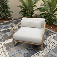 Meubles de villa en aluminium de luxe de haute qualité ensemble de canapés de jardin sectionnels en forme de L