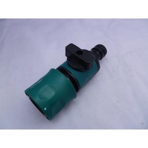 Válvula de Doble Conexión Universal con Manija, Conector Rápido para Tuberías de Jardín/Horticultura, Hecho de Plástico Duradero - Product Image 5