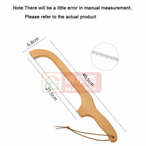 قطاعة خبز العجين المخمر ، 16 بوصة للخبز المنزلي ، قطاعة الخبز سكين قوس مع غطاء واقي - Product Image 2