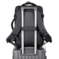 Sac à dos unisexe multifonctionnel version coréenne sac à dos étanche pour étudiant nouvelle vente directe d'usine sac à bandoulière en PU film fermeture éclair