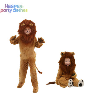 ชุดคอสตูมสิงโตการ์ตูน HESPER สำหรับฮาโลวีน ผู้ใหญ่และเด็ก ชุดจั๊มสูทผ้าฝ้ายสำหรับงานปาร์ตี้ครอบครัว การแสดง เต้นรำลำลอง สไตล์คริสต์มาส - Product Image 2