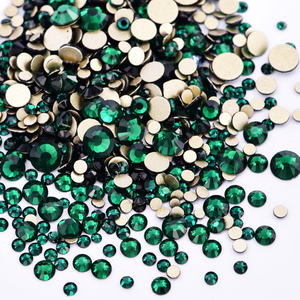 BOBOHOO diamantes de imitación a granel 100 tamaño de mezcla bruta no Hotfix oro Flatback cristal Strass diamantes de imitación para vaso - Product Image 5