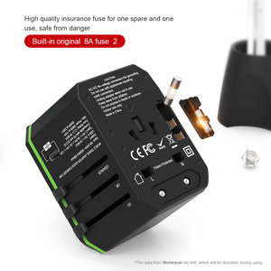 33W PD <span class=keywords><strong>chargeur</strong></span> rapide Nouvelle conception Type C <span class=keywords><strong>adaptateur</strong></span> universel <span class=keywords><strong>adaptateur</strong></span> <span class=keywords><strong>secteur</strong></span> prise de courant 2 USB <span class=keywords><strong>chargeur</strong></span> - Product Image 5