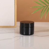 Pot en verre cristal noir et violet anti-odeur avec couvercles personnalisables pour le stockage de suppléments et de fleurs, finition brillante/mate avec impression UV