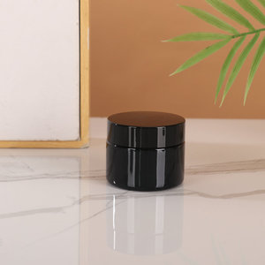 Frasco de Cristal Negro y Violeta a Prueba de Olores con Tapas Personalizables para Almacenamiento de Suplementos y Flores, Acabado Brillante/Mate con Impresión UV - Product Image 2