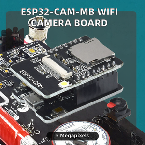 Carte de développement ESP32-CAM-MB, caméra WIFI 5MP avec port série Micro USB CH340G, module FYX 4.75V-5.25V - Product Image 2