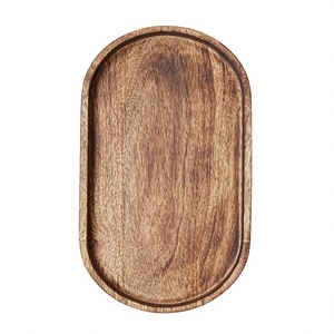 Best Selling Deluxe Eco Friendly Handmade Polished Wooden Serving Tray Board <b>Picnic</b> Partyware Food Storage - Product Image 5